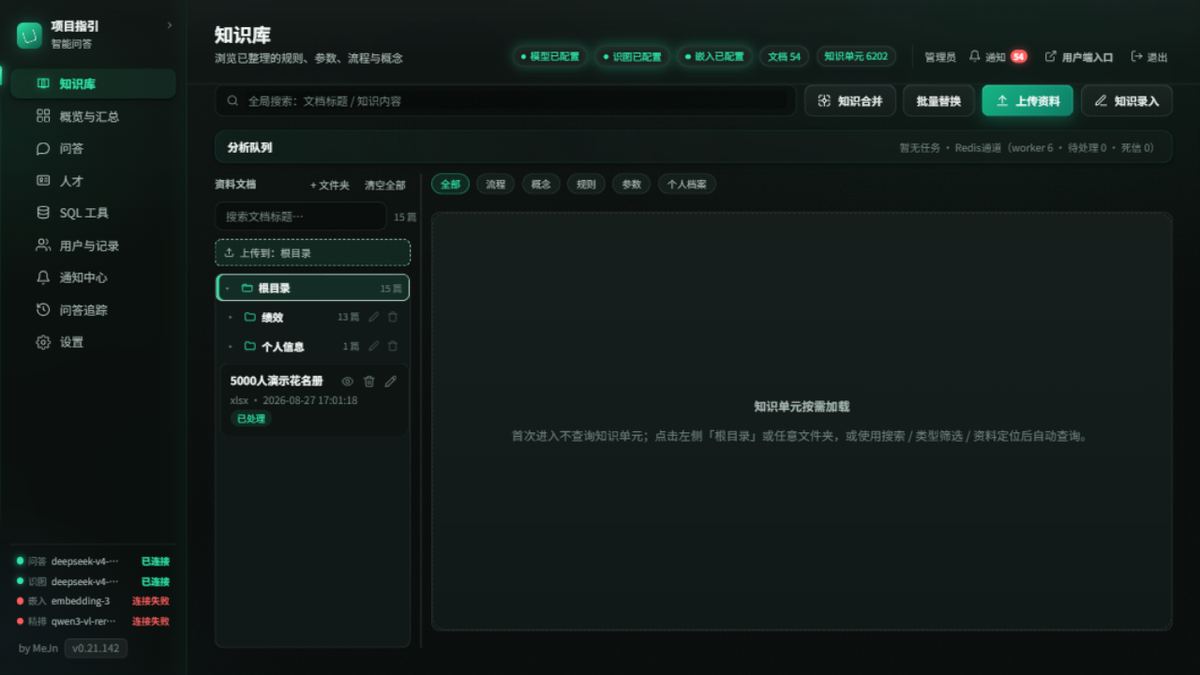 知识问答历史管理界面